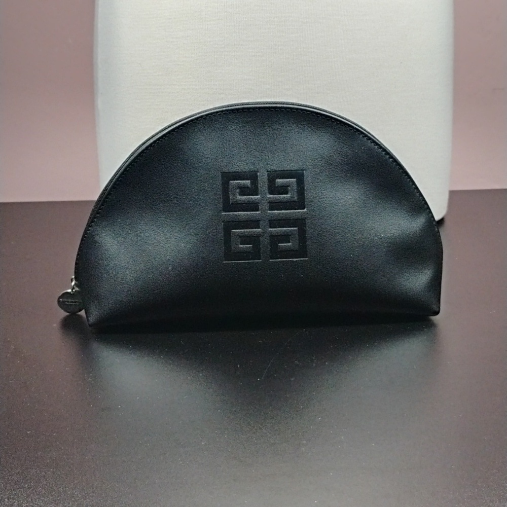 Givenchy Black Makeup Pouch Beauty Bag Cosmetic Case GWP - Picture 12 of 15
